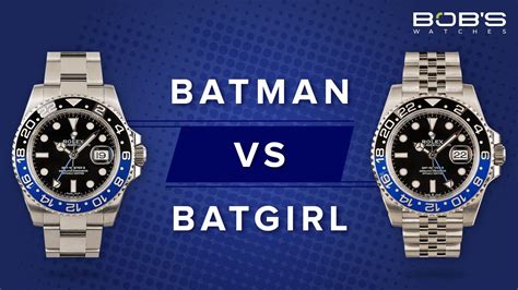 2019 batgirl rolex|Rolex batman vs batgirl difference.